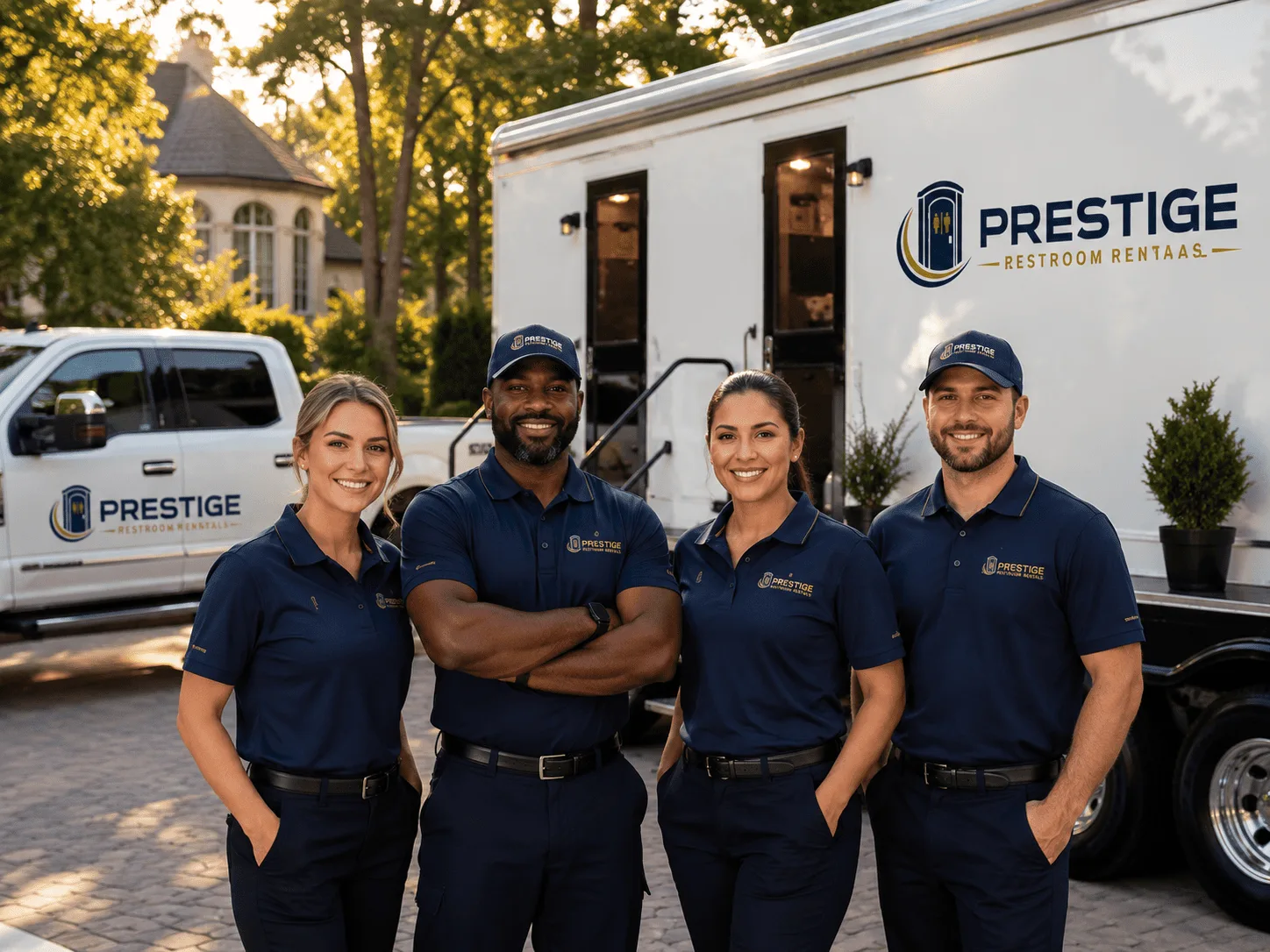 Trusted Luxury Portable Restrooms company in French Camp, MS